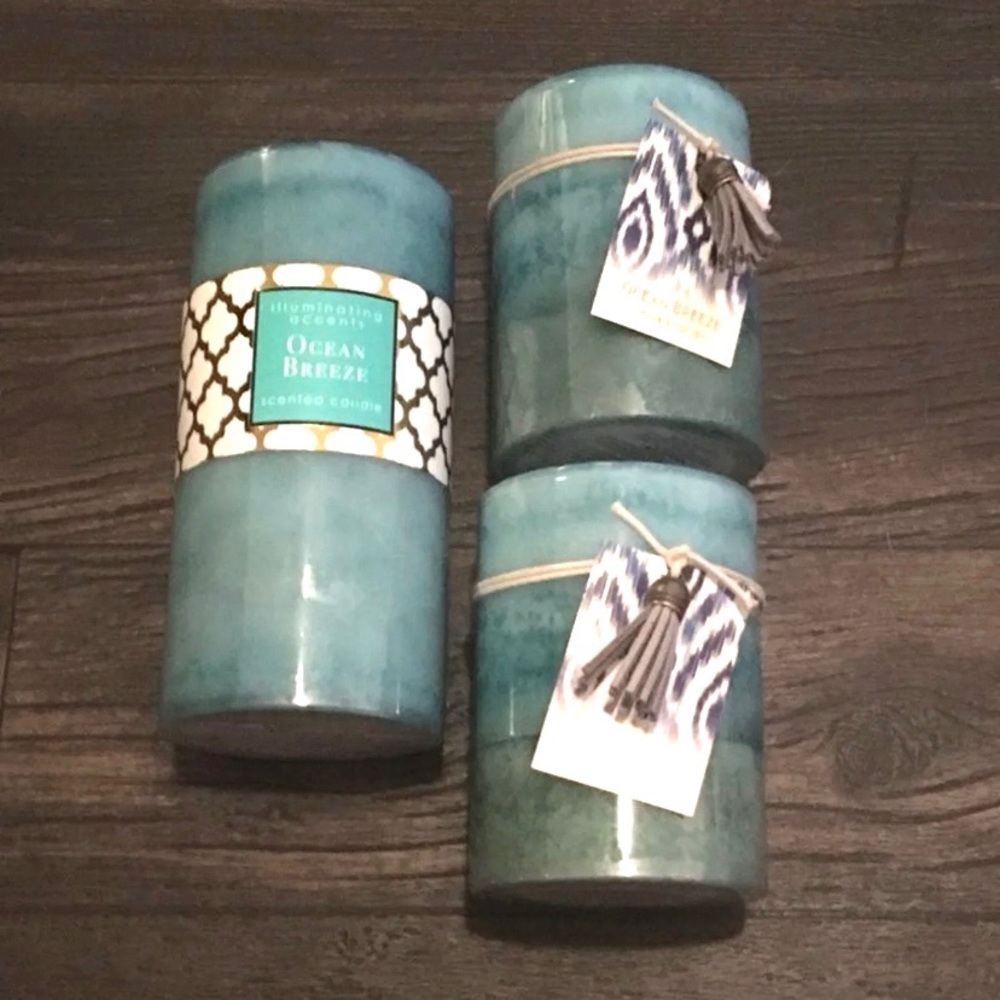 Set of 3 Decorative Candles